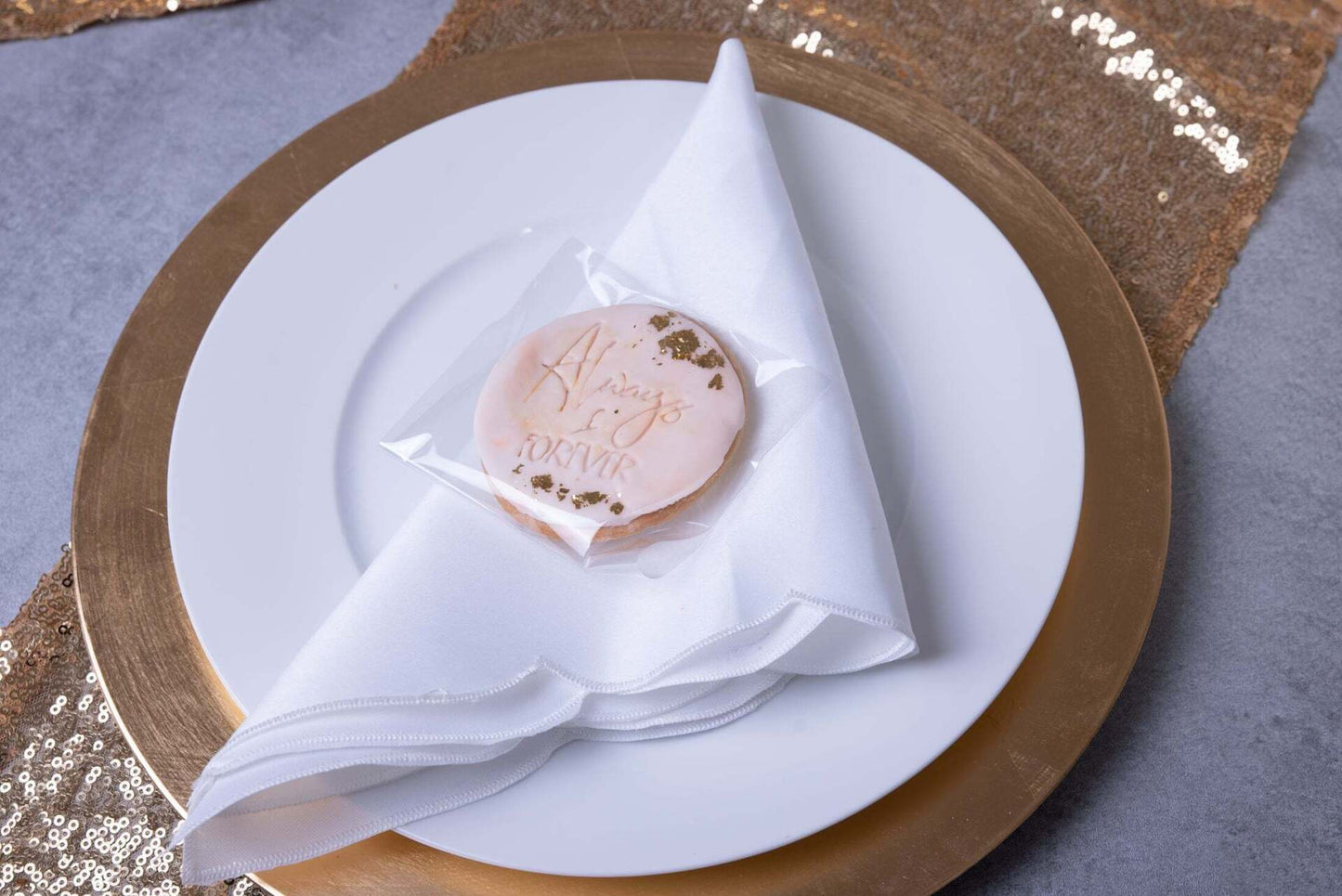 Wedding Biscuits Favours - Always and Forever